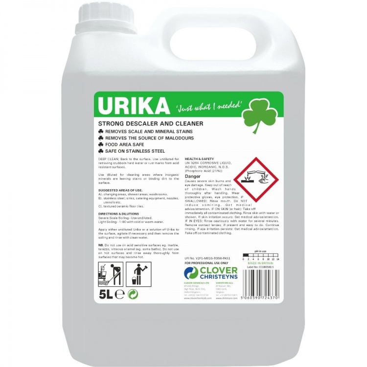 Clover Chemicals Urika  Strong Descaler & Cleaner (525)